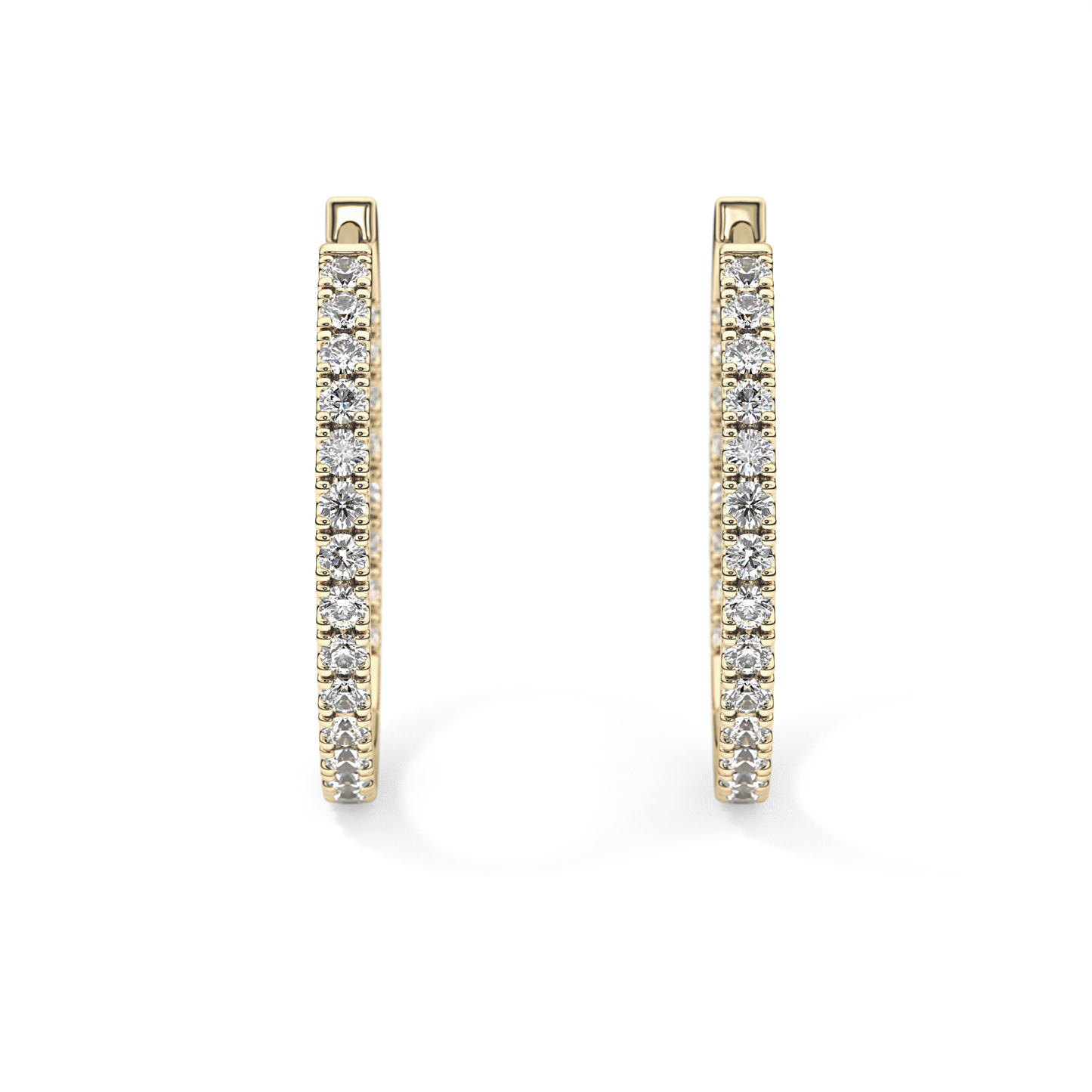 0.4 TCW Round Lab Grown Diamond Stud Earrings