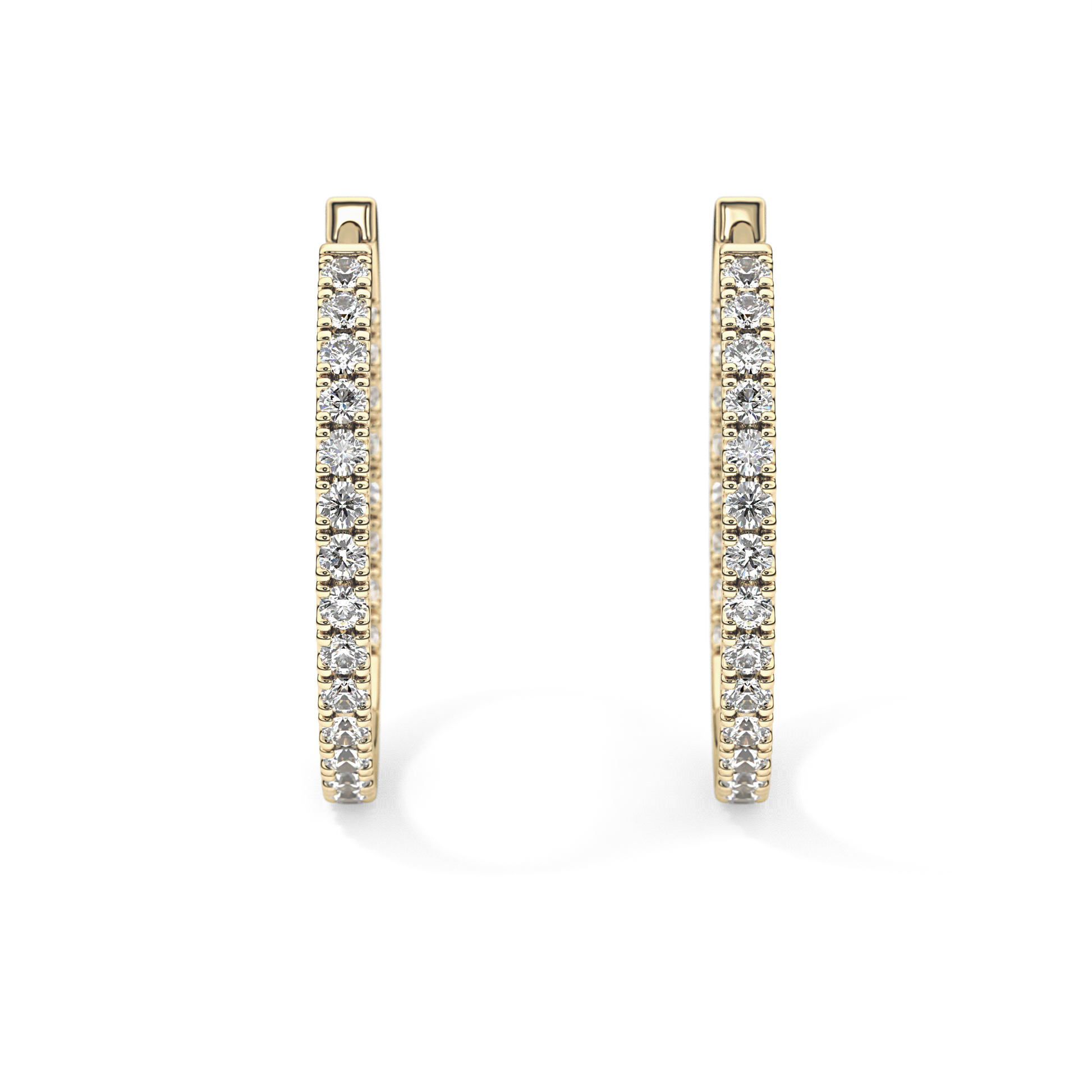 0.4 TCW Round Lab Grown Diamond Stud Earrings