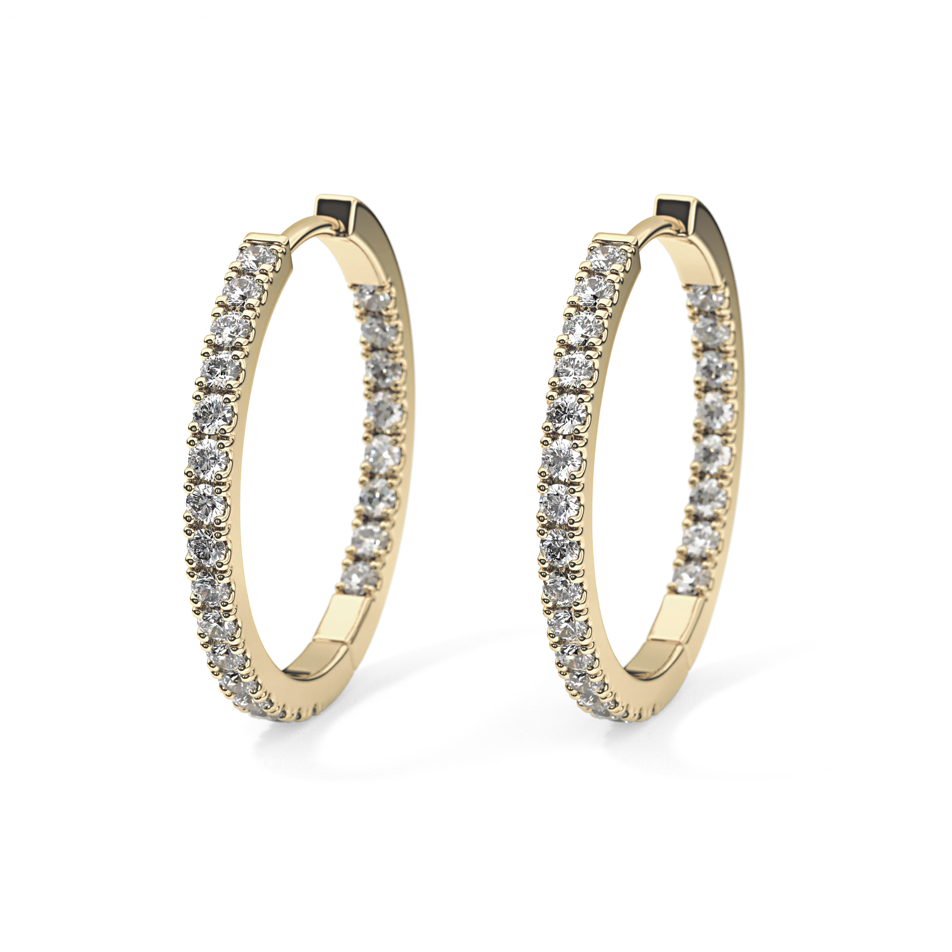 0.4 TCW Round Lab Grown Diamond Stud Earrings
