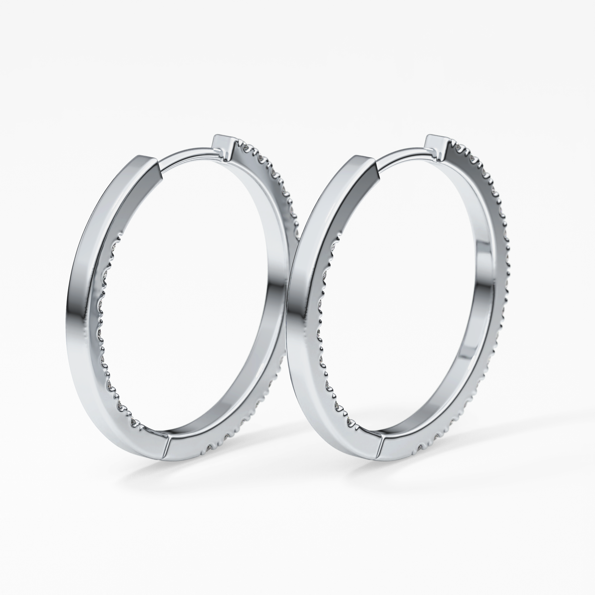0.4 TCW Round Lab Grown Diamond Stud Earrings