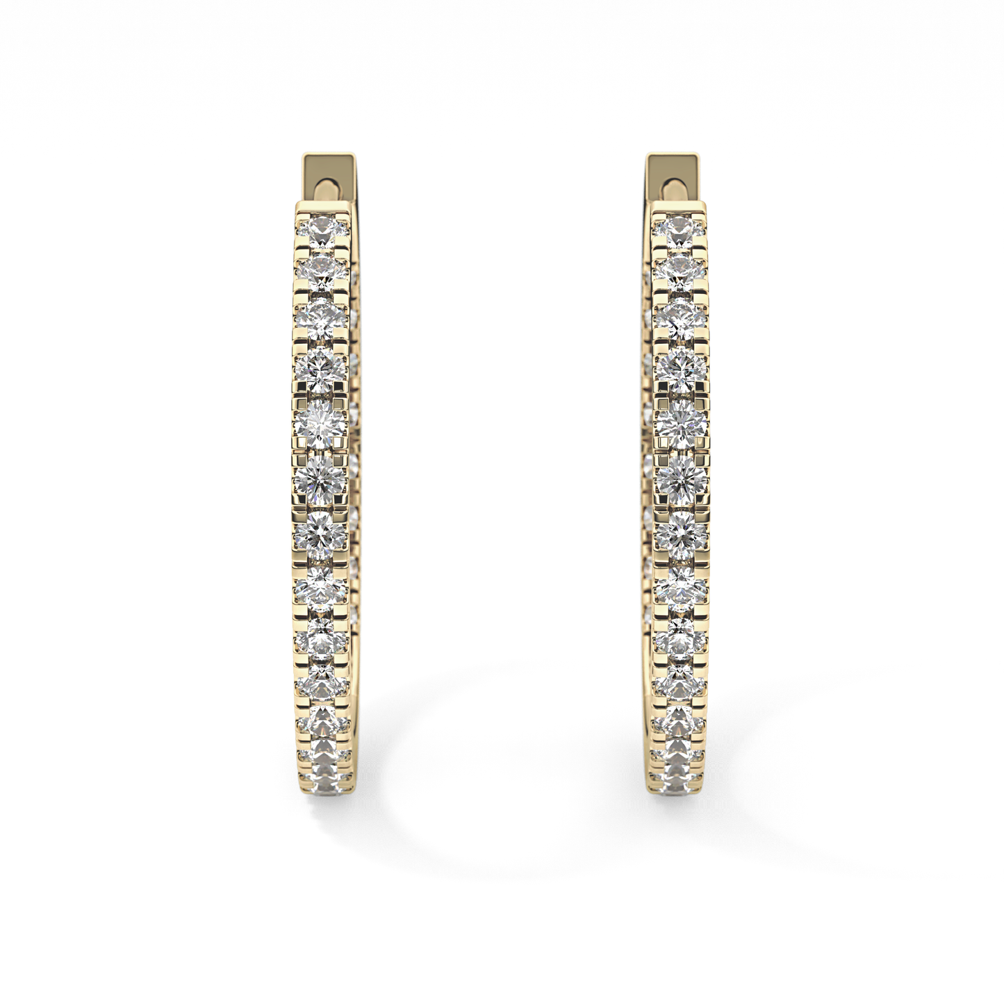 0.4 TCW Round Lab Grown Diamond Stud Earrings