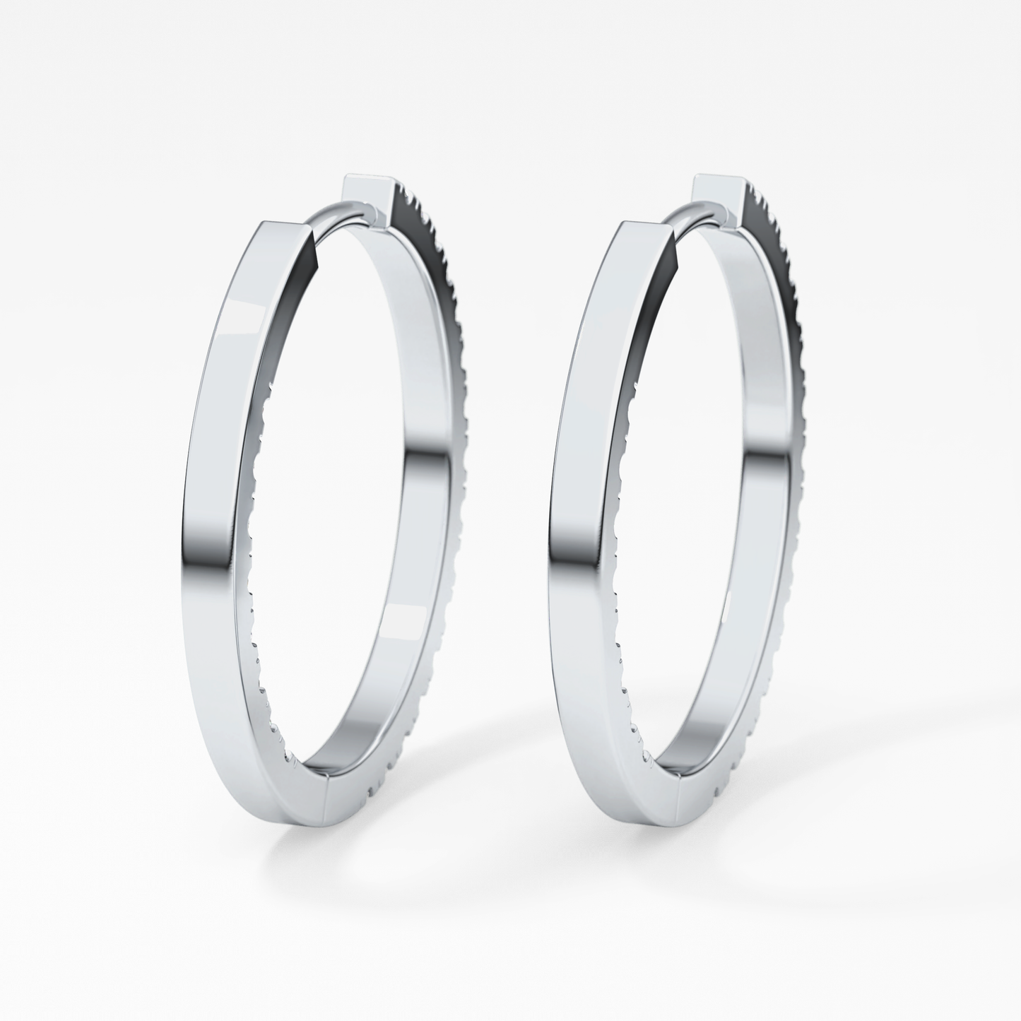 0.4 TCW Round Lab Grown Diamond Stud Earrings