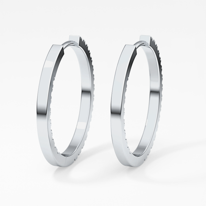 0.4 TCW Round Lab Grown Diamond Stud Earrings
