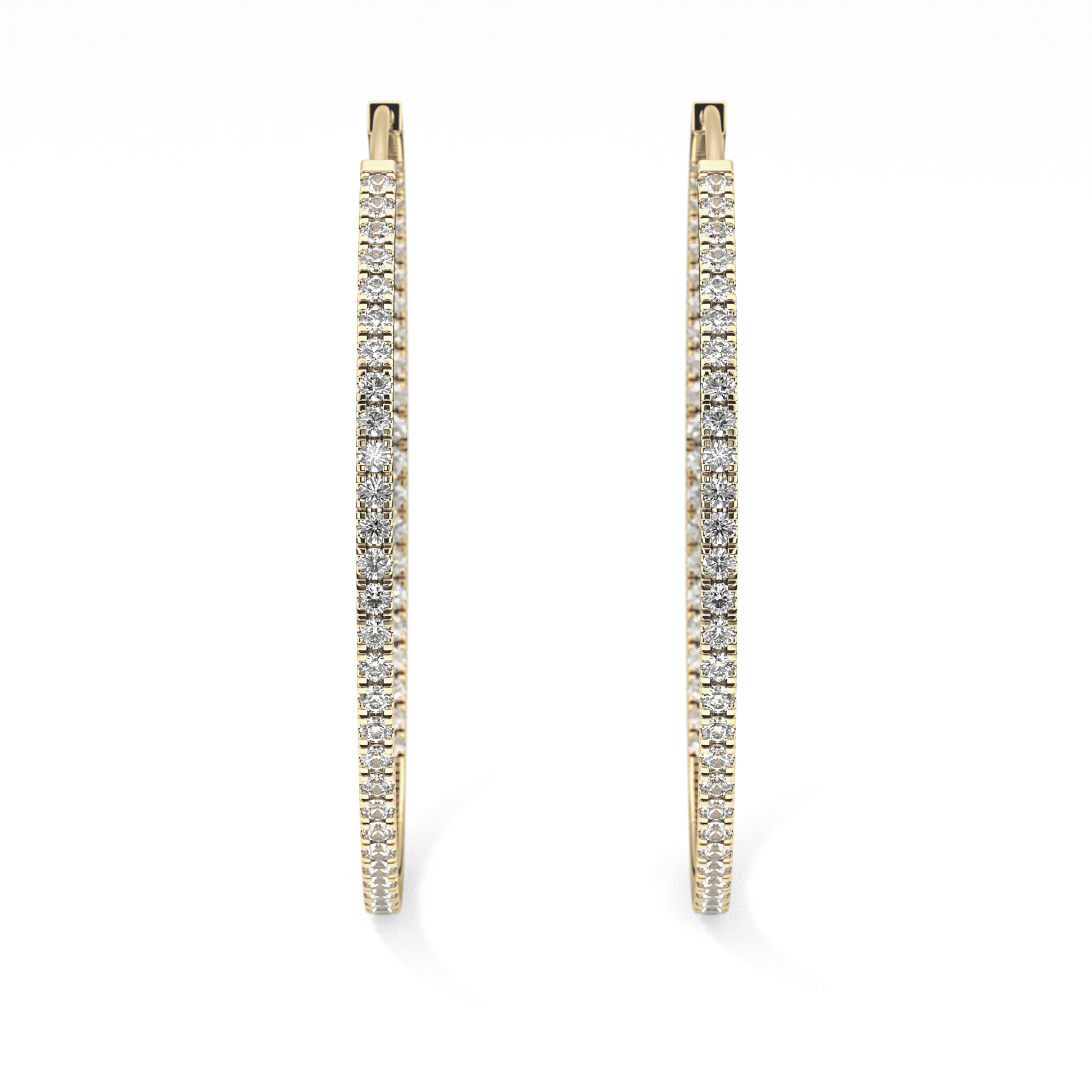 0.4 TCW Round Lab Grown Diamond Stud Earrings