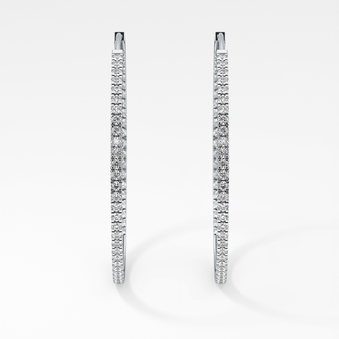 0.4 TCW Round Lab Grown Diamond Stud Earrings