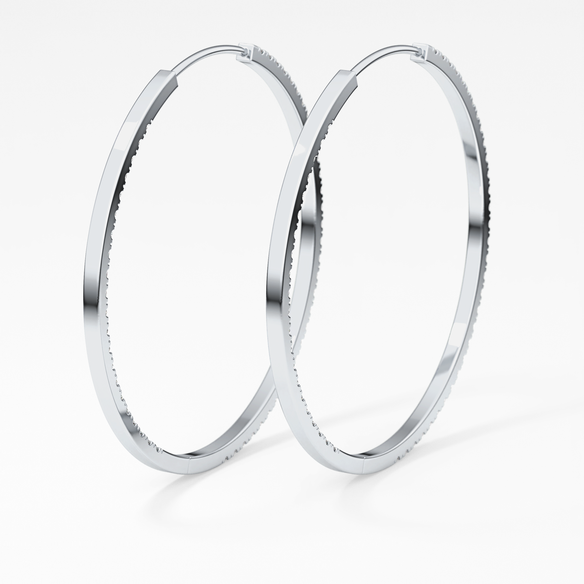 0.4 TCW Round Lab Grown Diamond Stud Earrings