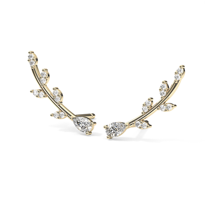 0.4 TCW Round Lab Grown Diamond Stud Earrings