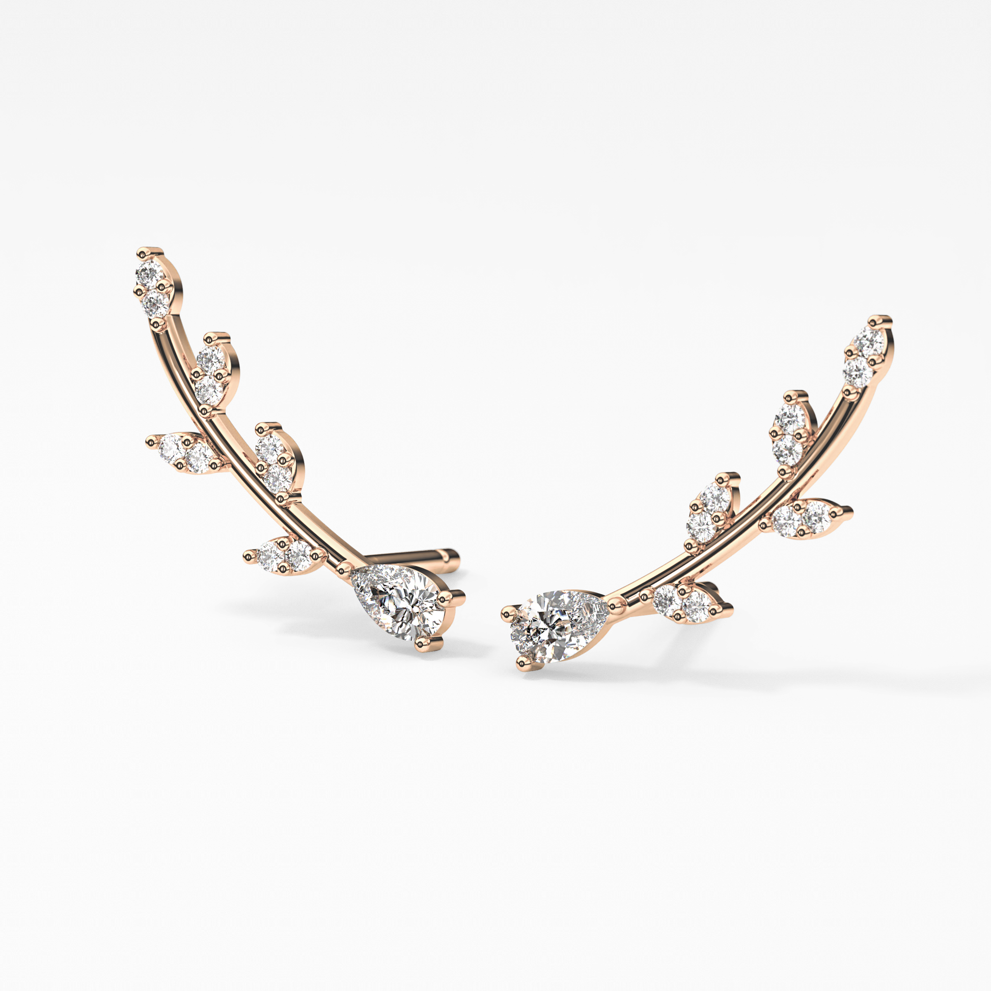 0.4 TCW Round Lab Grown Diamond Stud Earrings