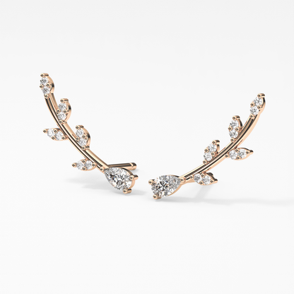 0.4 TCW Round Lab Grown Diamond Stud Earrings