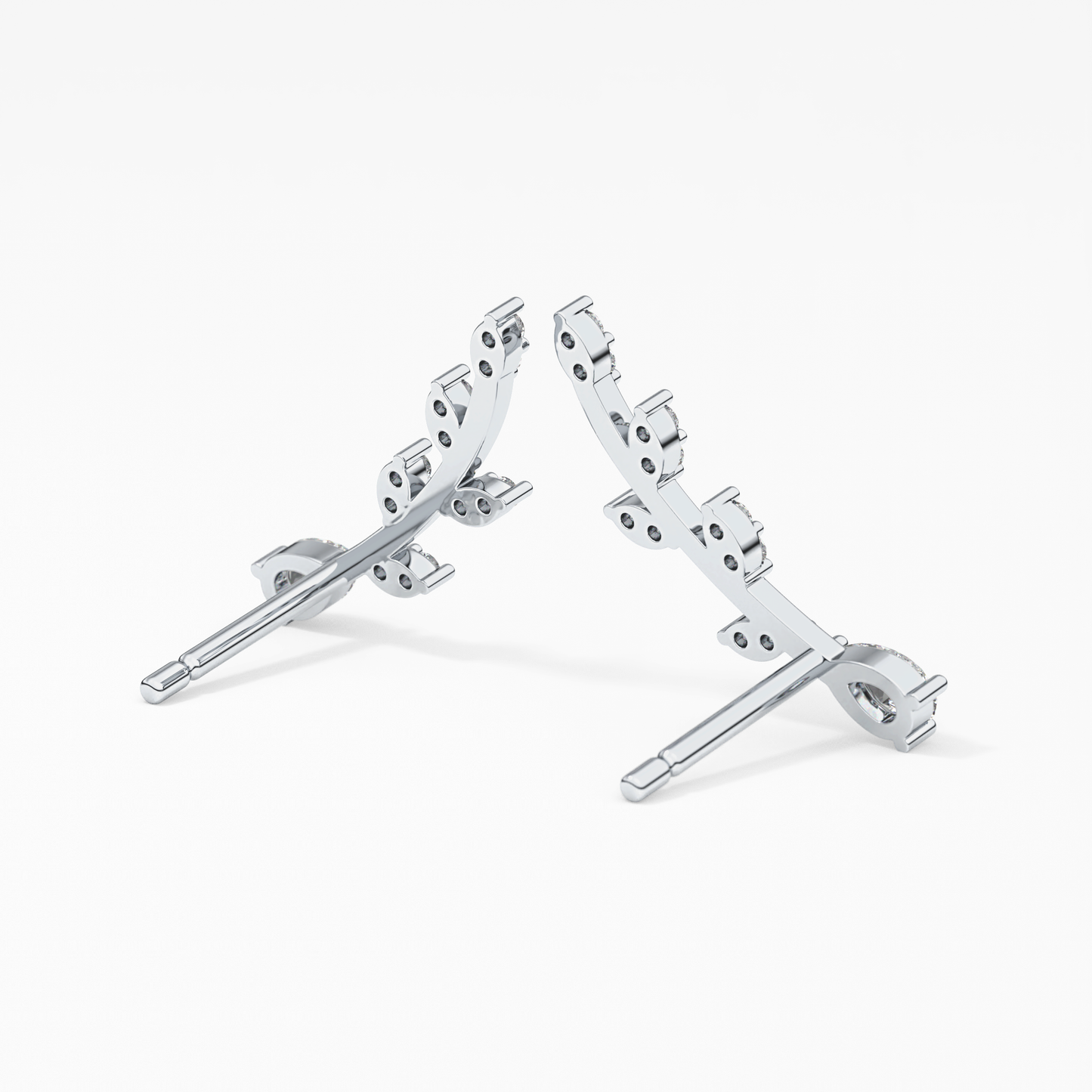 0.4 TCW Round Lab Grown Diamond Stud Earrings