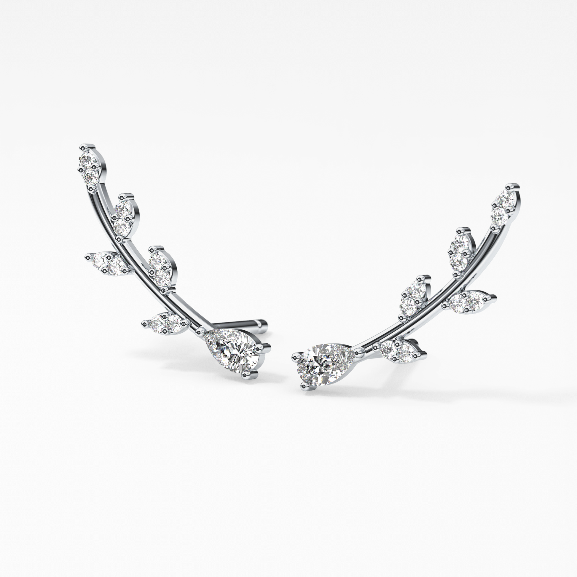 0.4 TCW Round Lab Grown Diamond Stud Earrings