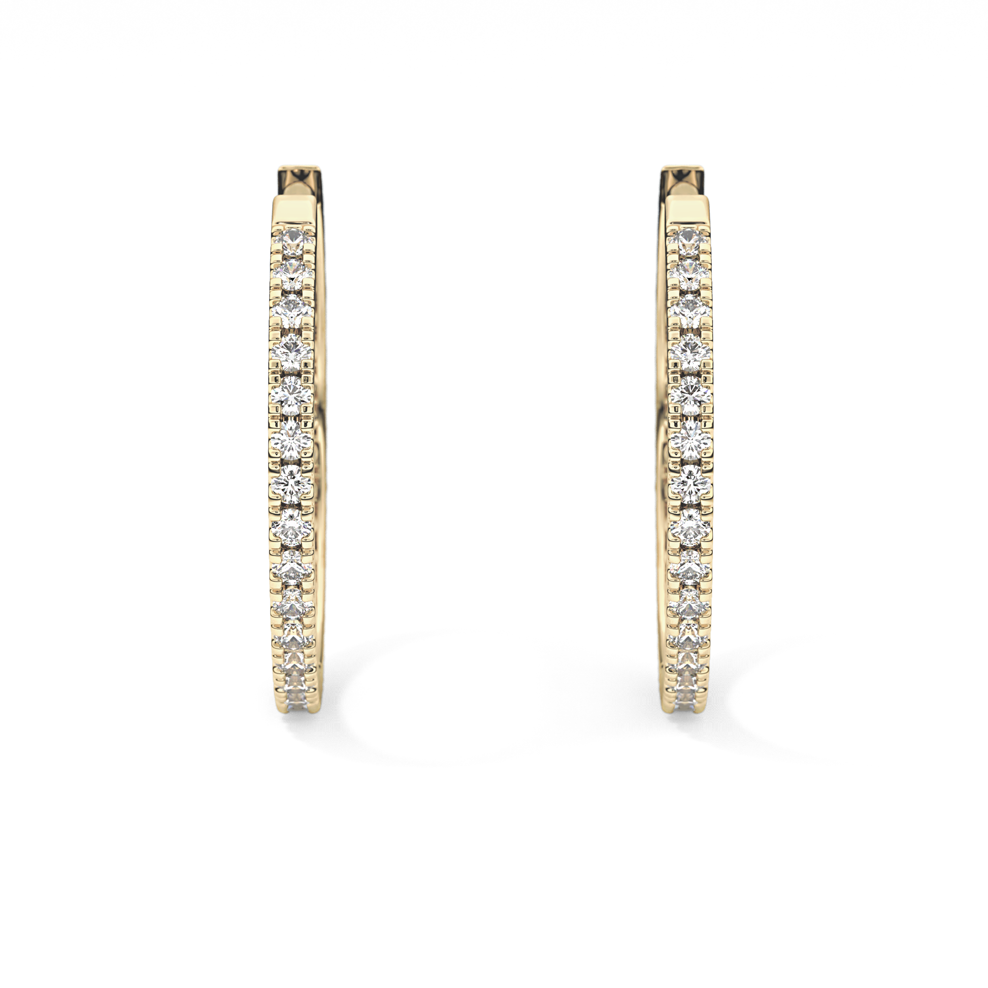 0.4 TCW Round Lab Grown Diamond Stud Earrings