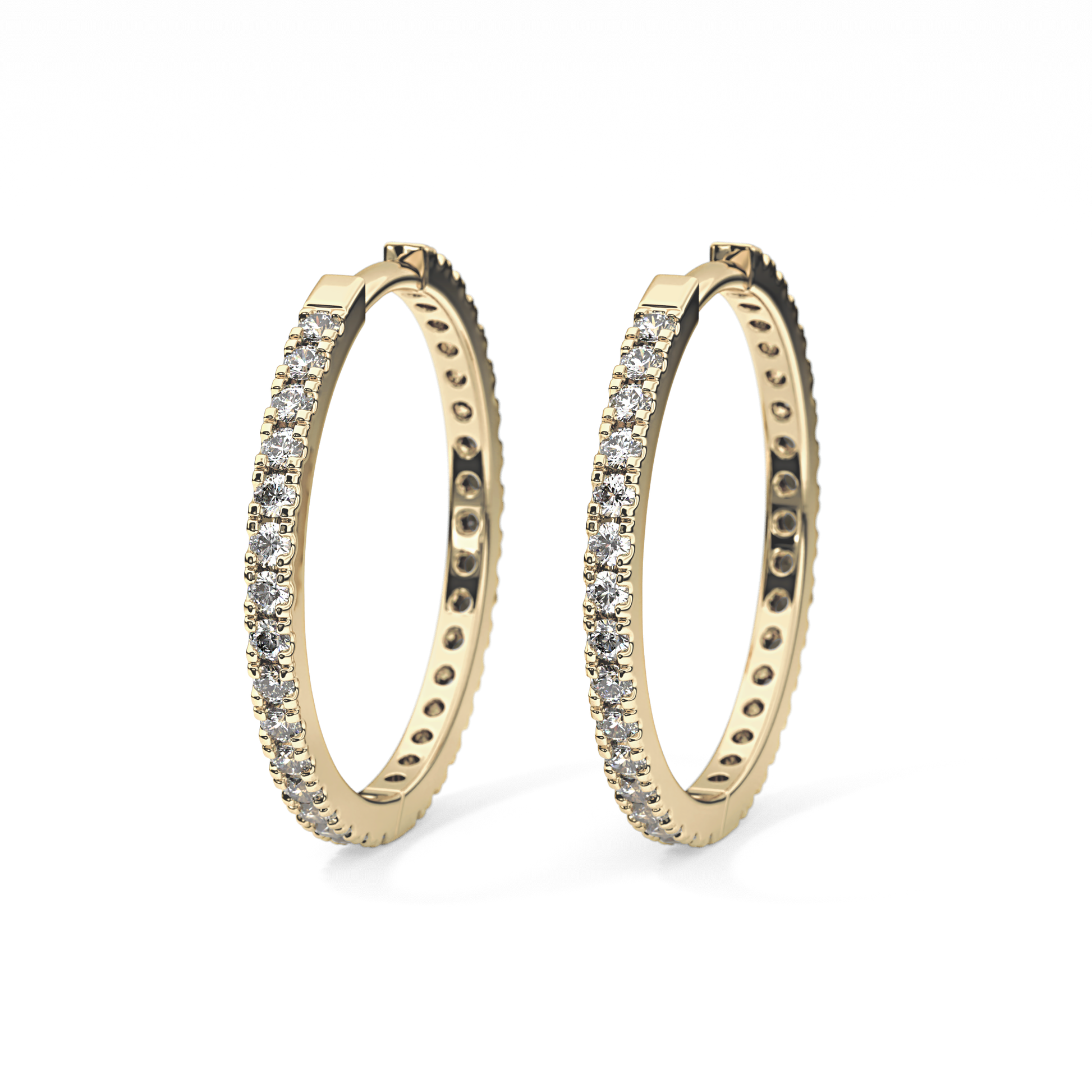 0.4 TCW Round Lab Grown Diamond Stud Earrings