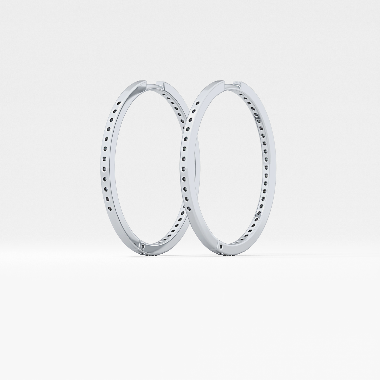 0.4 TCW Round Lab Grown Diamond Stud Earrings