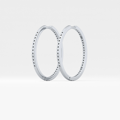 0.4 TCW Round Lab Grown Diamond Stud Earrings