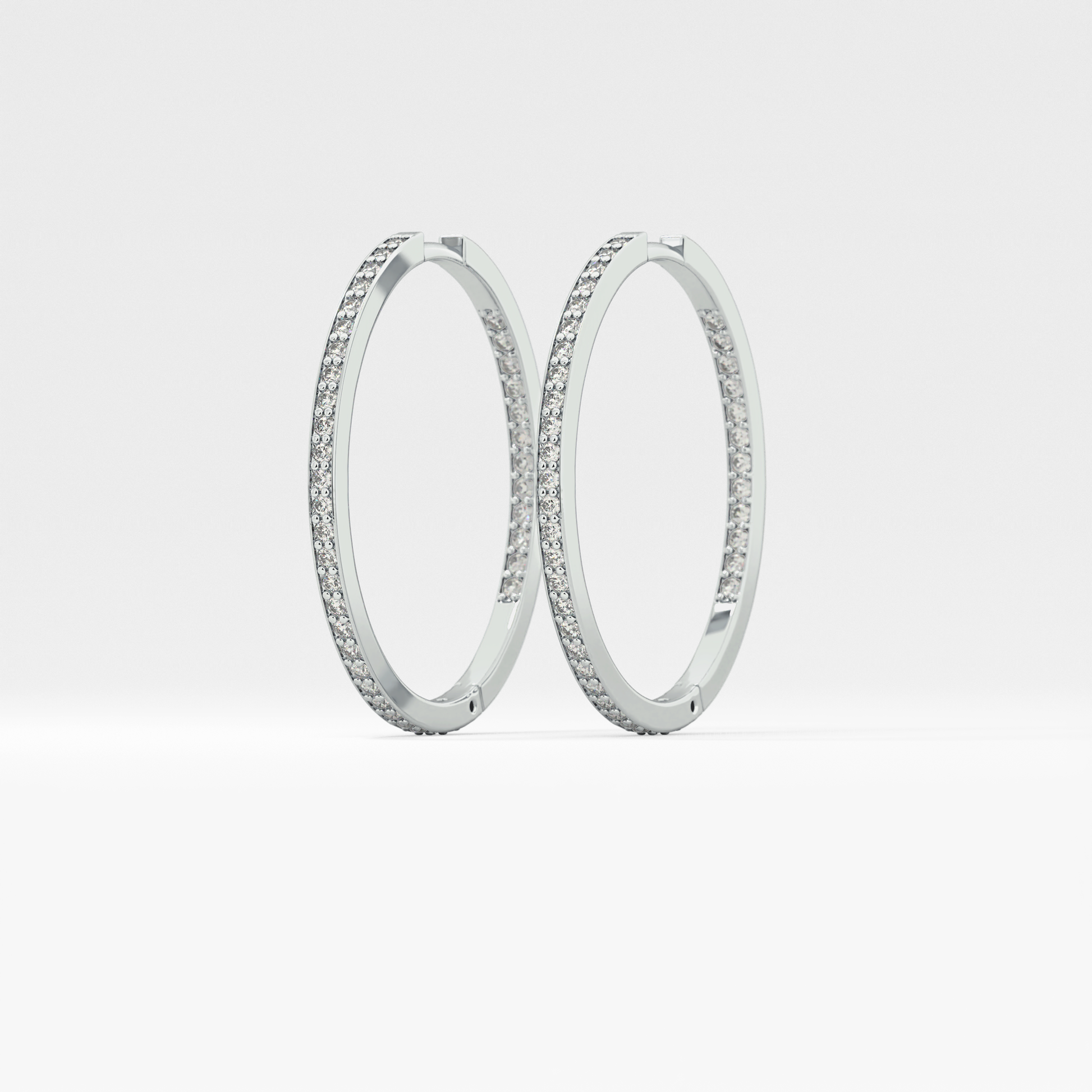 0.4 TCW Round Lab Grown Diamond Stud Earrings