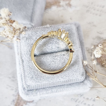 Round Cluster Lab Grown Diamond Engagement Ring