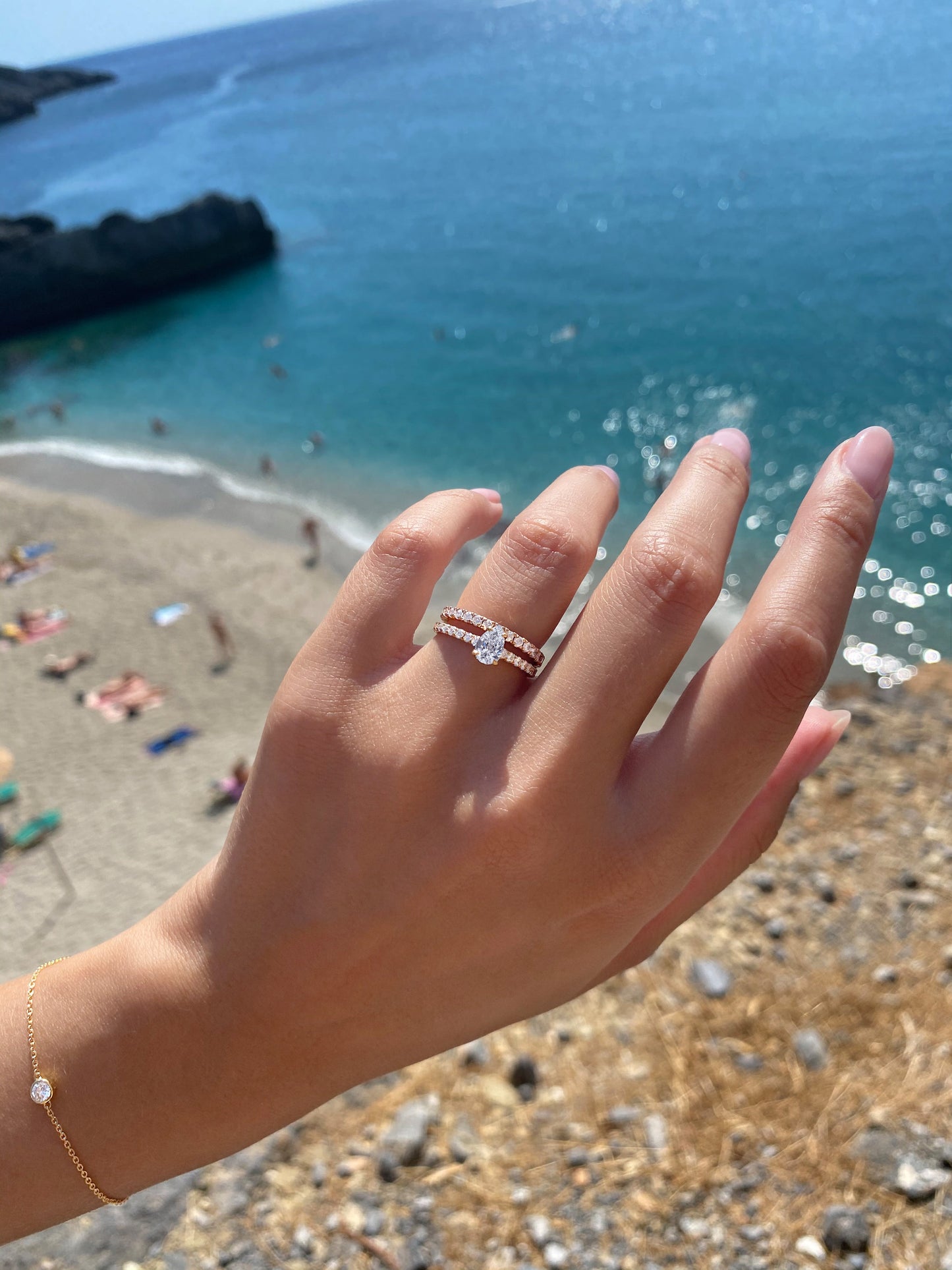 2 CT Pear Solitaire CVD F/VS1 Diamond Engagement Ring 11