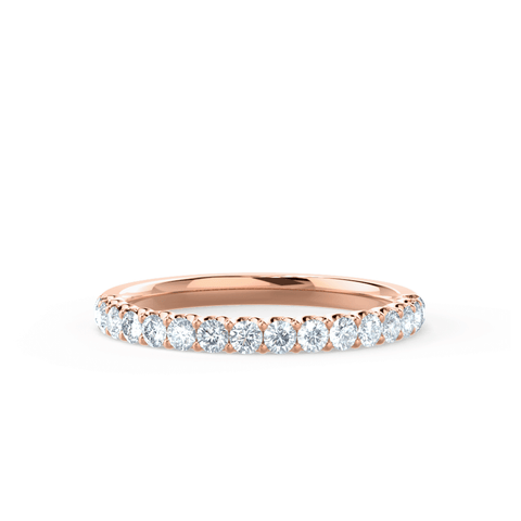 0.44 CT Round Shaped Moissanite Full Eternity Style Wedding Band 2