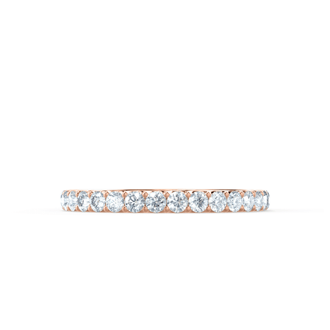 0.44 CT Round Shaped Moissanite Full Eternity Style Wedding Band 3