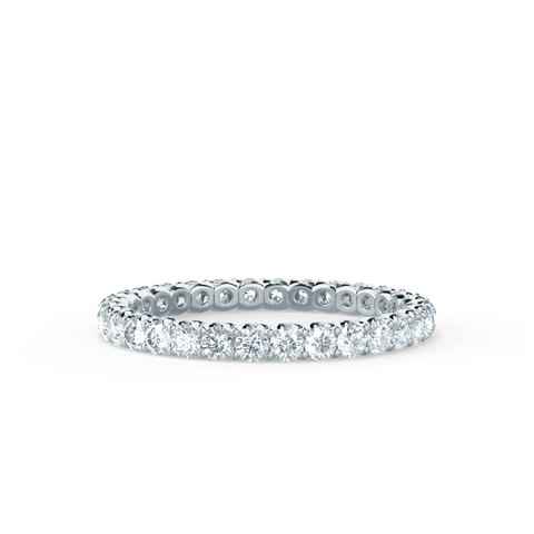 0.44 CT Round Shaped Moissanite Full Eternity Style Wedding Band 3