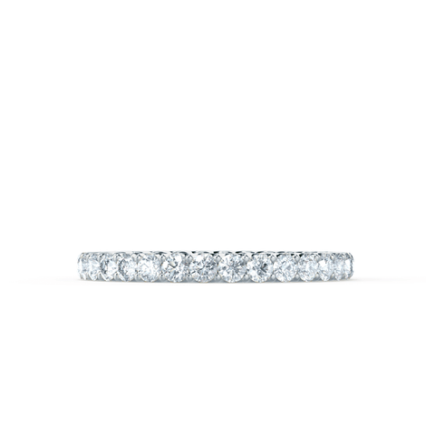 0.44 CT Round Shaped Moissanite Full Eternity Style Wedding Band 4