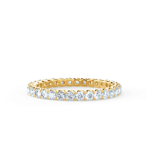 0.44 CT Round Shaped Moissanite Full Eternity Style Wedding Band 3