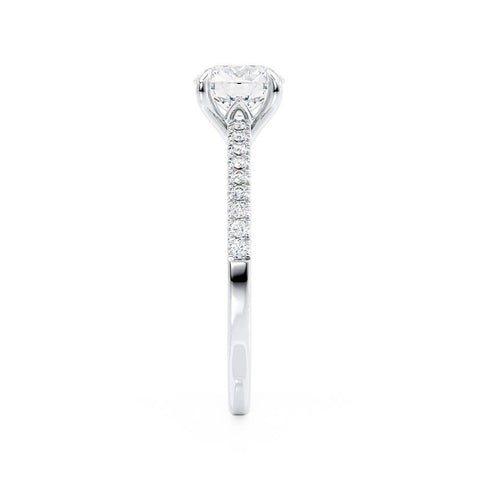 1.50 CT Round Shaped Moissanite Solitaire Engagement Ring 2