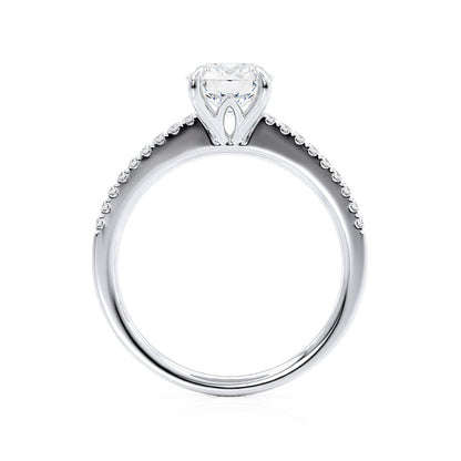 1.50 CT Round Shaped Moissanite Solitaire Engagement Ring 5