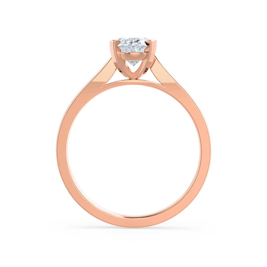 Oval Solitaire Lab Grown Diamond Engagement Ring
