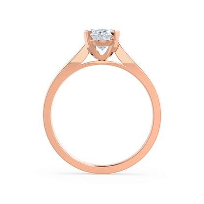 Oval Solitaire Lab Grown Diamond Engagement Ring