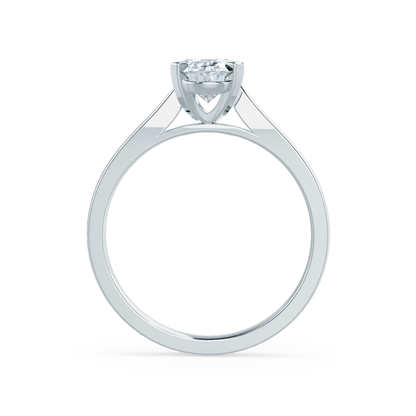 Oval Solitaire Lab Grown Diamond Engagement Ring