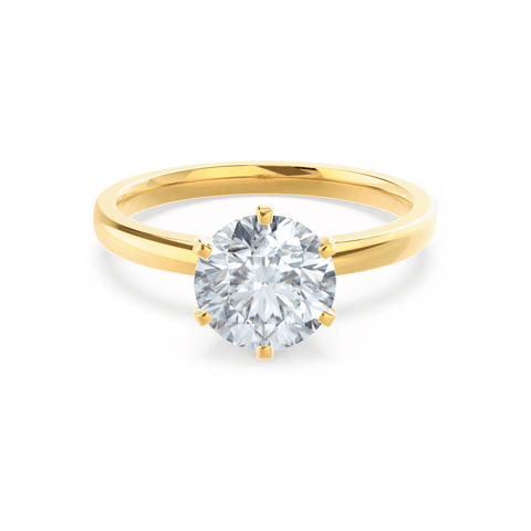 1.50 CT Round Shaped Moissanite Solitaire Engagement Ring 3
