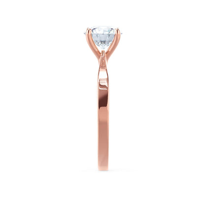 Round Solitaire Lab Grown Diamond Engagement Ring