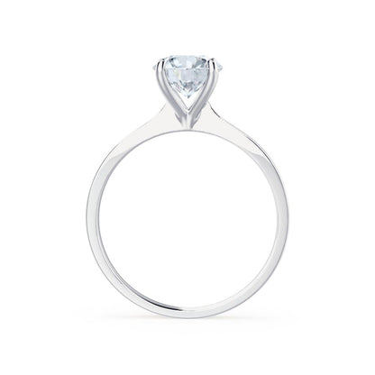 Round Solitaire Lab Grown Diamond Engagement Ring