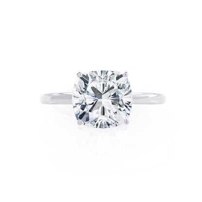 Cushion Solitaire Lab Grown Diamond Engagement Ring