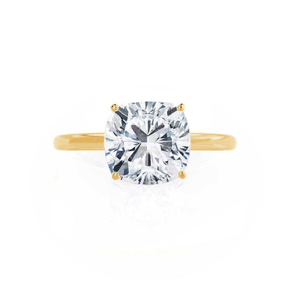 Cushion Solitaire Lab Grown Diamond Engagement Ring