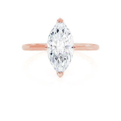 Marquise Solitaire Lab Grown Diamond Engagement Ring