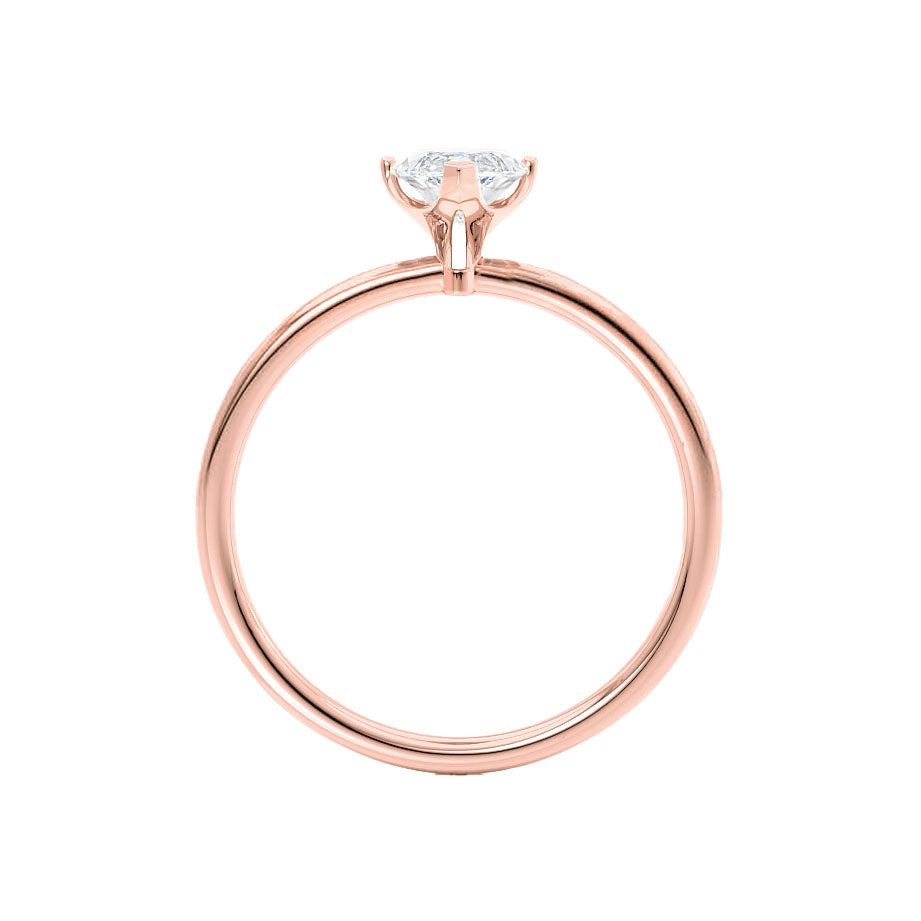 Marquise Solitaire Lab Grown Diamond Engagement Ring