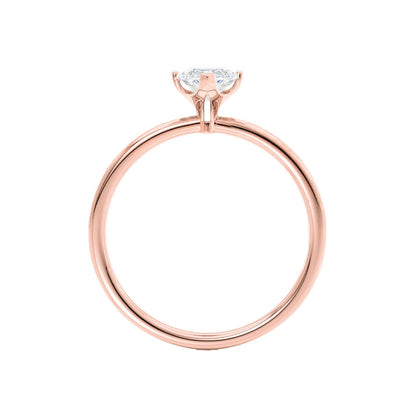 Marquise Solitaire Lab Grown Diamond Engagement Ring