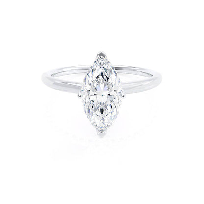 Marquise Solitaire Lab Grown Diamond Engagement Ring