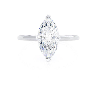 Marquise Solitaire Lab Grown Diamond Engagement Ring