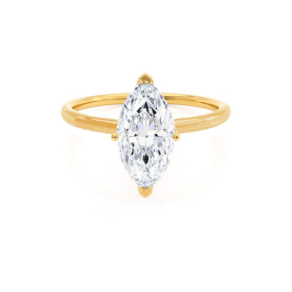 Marquise Solitaire Lab Grown Diamond Engagement Ring