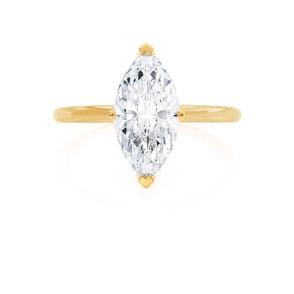 Marquise Solitaire Lab Grown Diamond Engagement Ring