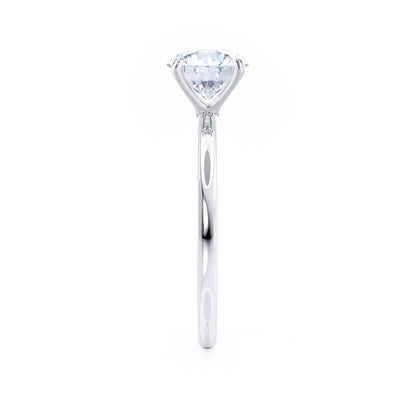 Cushion Solitaire Lab Grown Diamond Engagement Ring