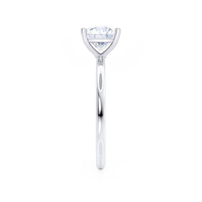 1.50 CT Princess Shaped Moissanite Solitaire Engagement Ring 2