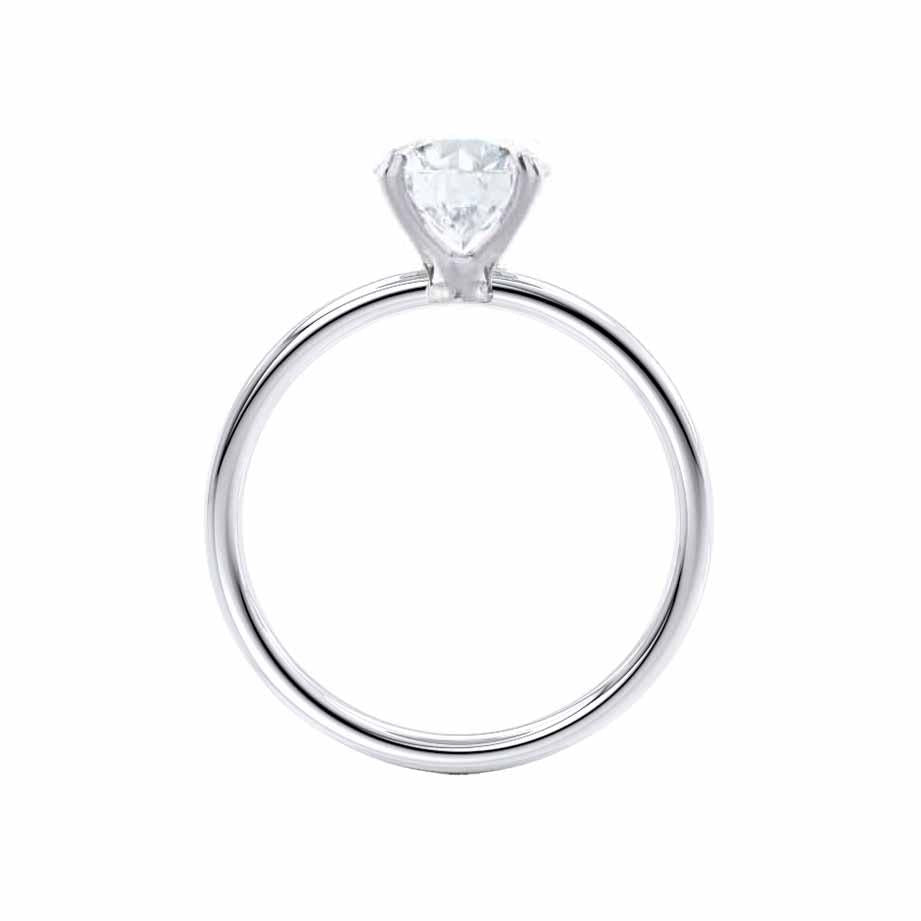 2.0 CT Cushion Shaped Moissanite Solitaire Engagement Ring 4