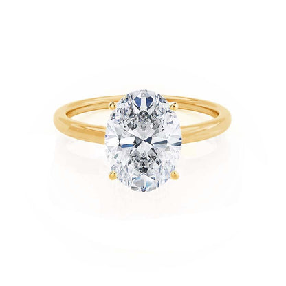 Oval Solitaire Lab Grown Diamond Engagement Ring