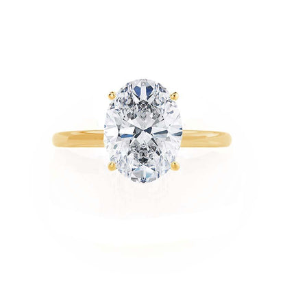 Oval Solitaire Lab Grown Diamond Engagement Ring
