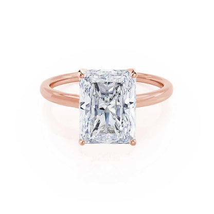 Radiant Solitaire Lab Grown Diamond Engagement Ring